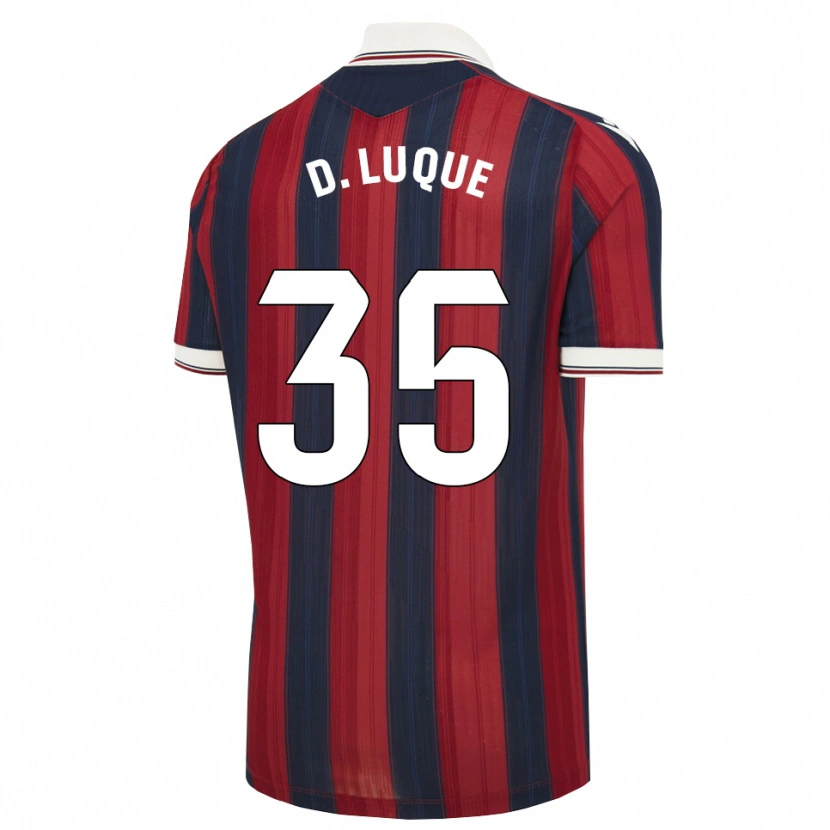 Danxen Herren Daniela Luque Fernández #35 Mitternachtsblau Rot Heimtrikot Trikot 2026/27 T-Shirt