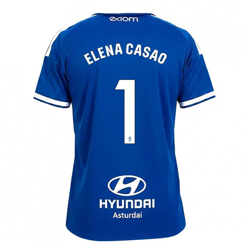 Danxen Herren Elena Casao López #1 Mittelblau Weiß Heimtrikot Trikot 2026/27 T-Shirt