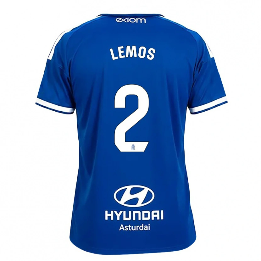 Danxen Herren Álvaro Lemos #2 Mittelblau Weiß Heimtrikot Trikot 2026/27 T-Shirt