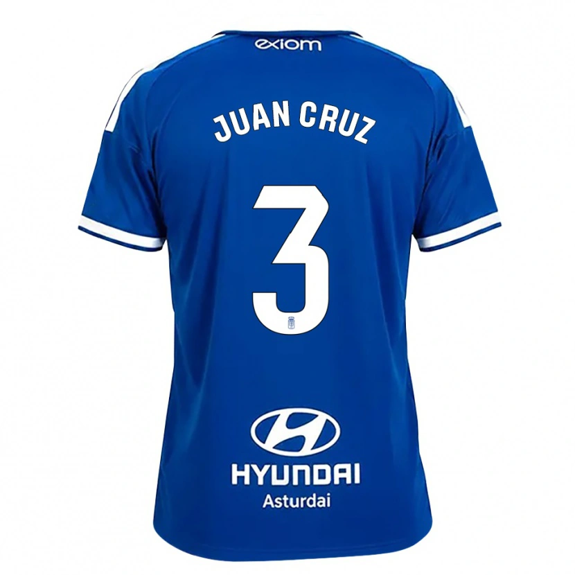 Danxen Herren Juan Cruz #3 Mittelblau Weiß Heimtrikot Trikot 2026/27 T-Shirt