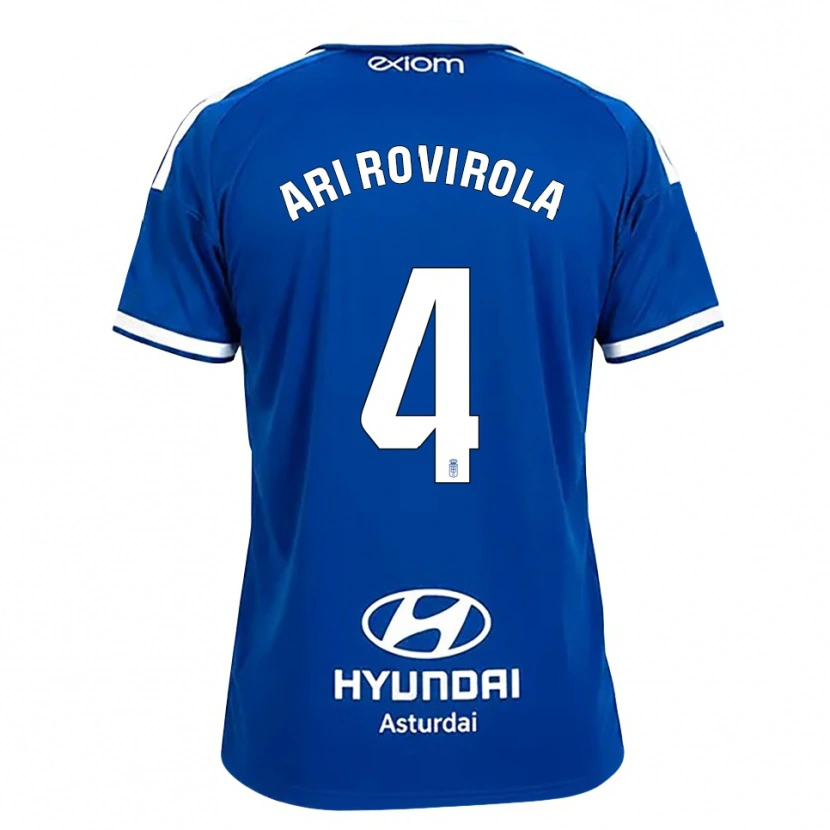 Danxen Herren Ari Rovirola #4 Mittelblau Weiß Heimtrikot Trikot 2026/27 T-Shirt