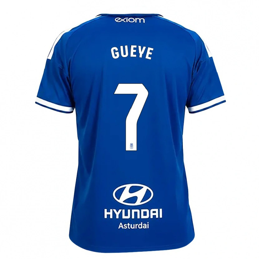 Danxen Herren Lamine Gueye #7 Mittelblau Weiß Heimtrikot Trikot 2026/27 T-Shirt
