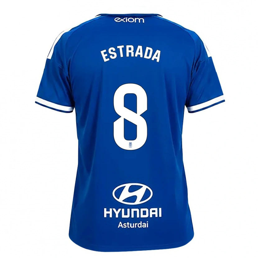 Danxen Herren Nacho Estrada #8 Mittelblau Weiß Heimtrikot Trikot 2026/27 T-Shirt