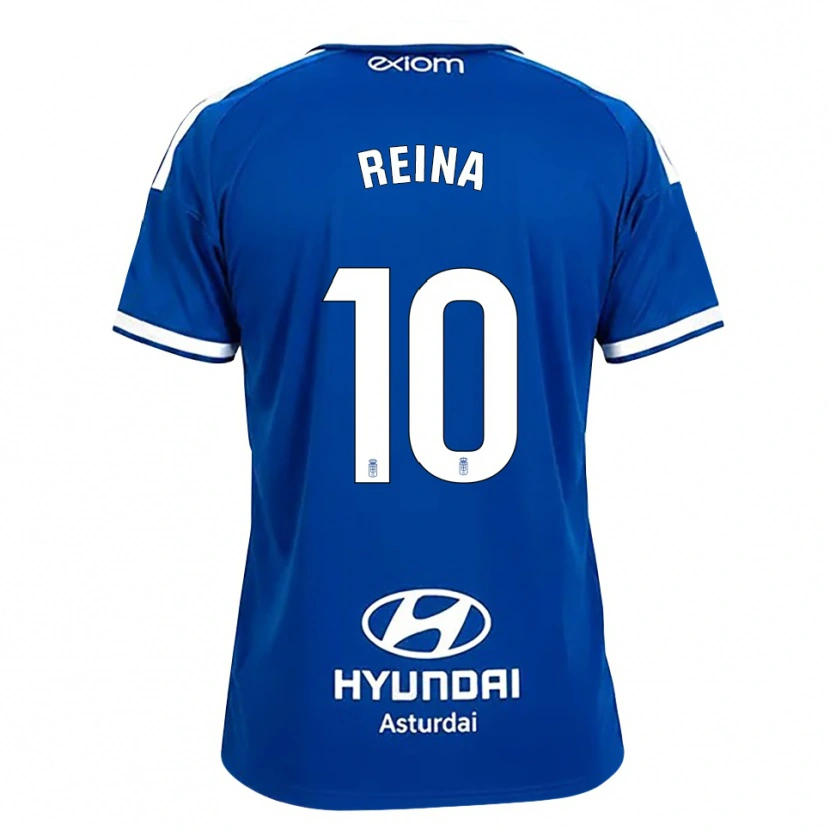 Danxen Herren Alberto Reina #10 Mittelblau Weiß Heimtrikot Trikot 2026/27 T-Shirt