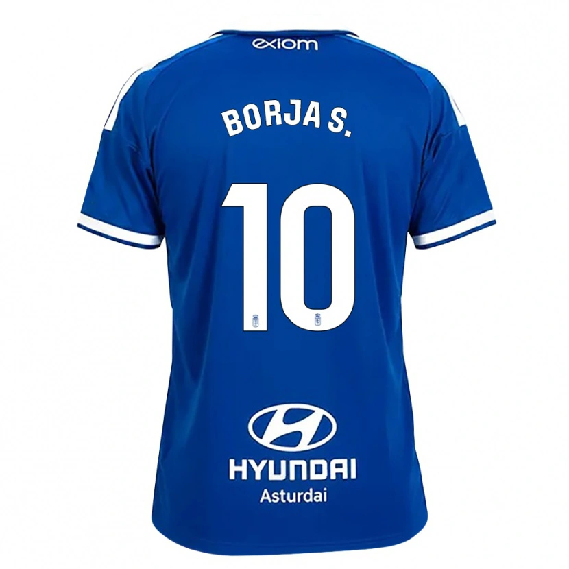 Danxen Herren Borja Sánchez #10 Mittelblau Weiß Heimtrikot Trikot 2026/27 T-Shirt