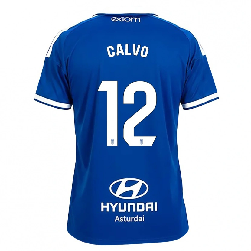 Danxen Herren Dani Calvo #12 Mittelblau Weiß Heimtrikot Trikot 2026/27 T-Shirt