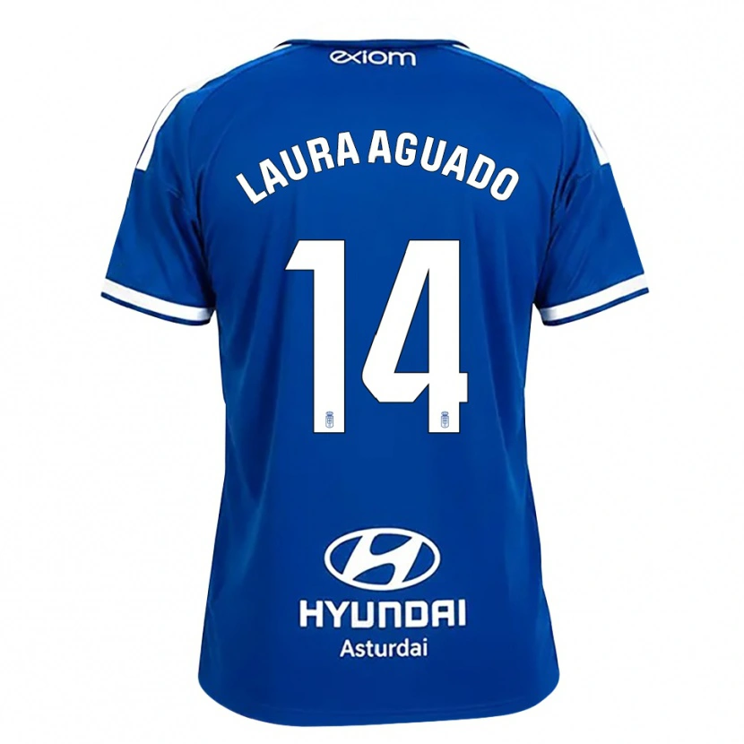 Danxen Herren Laura Aguado #14 Mittelblau Weiß Heimtrikot Trikot 2026/27 T-Shirt