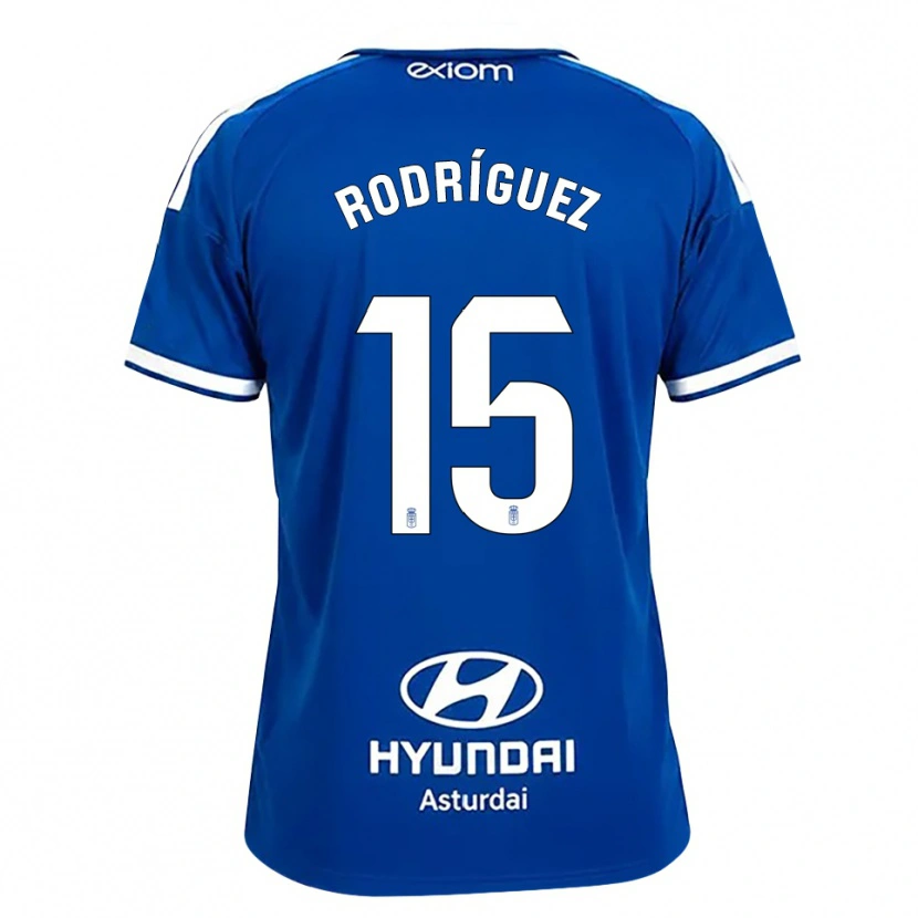 Danxen Herren Samu Rodríguez #15 Mittelblau Weiß Heimtrikot Trikot 2026/27 T-Shirt