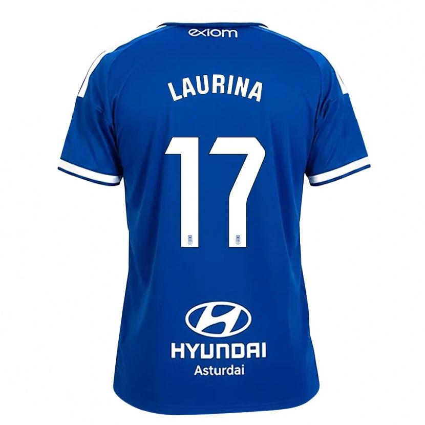 Danxen Herren Laura Gutiérrez #17 Mittelblau Weiß Heimtrikot Trikot 2026/27 T-Shirt