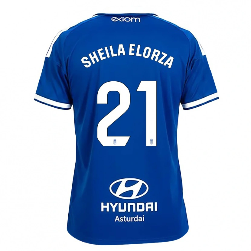 Danxen Herren Sheila Elorza #21 Mittelblau Weiß Heimtrikot Trikot 2026/27 T-Shirt