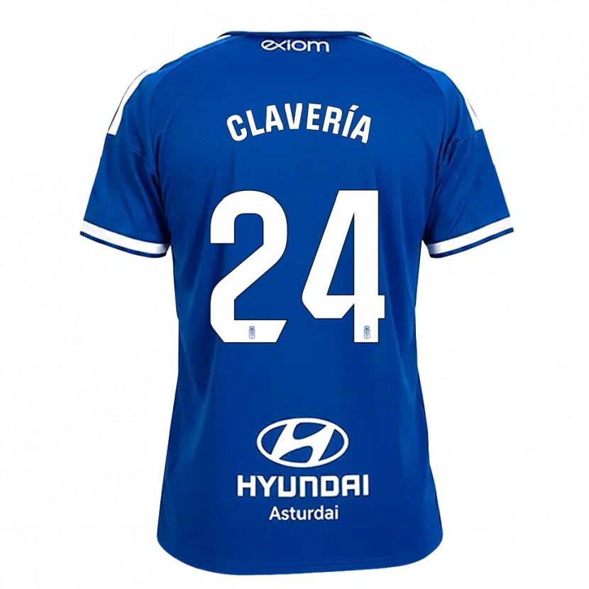 Danxen Herren Miguel Clavería #24 Mittelblau Weiß Heimtrikot Trikot 2026/27 T-Shirt