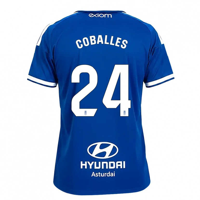 Danxen Herren Jaime Coballes #24 Mittelblau Weiß Heimtrikot Trikot 2026/27 T-Shirt