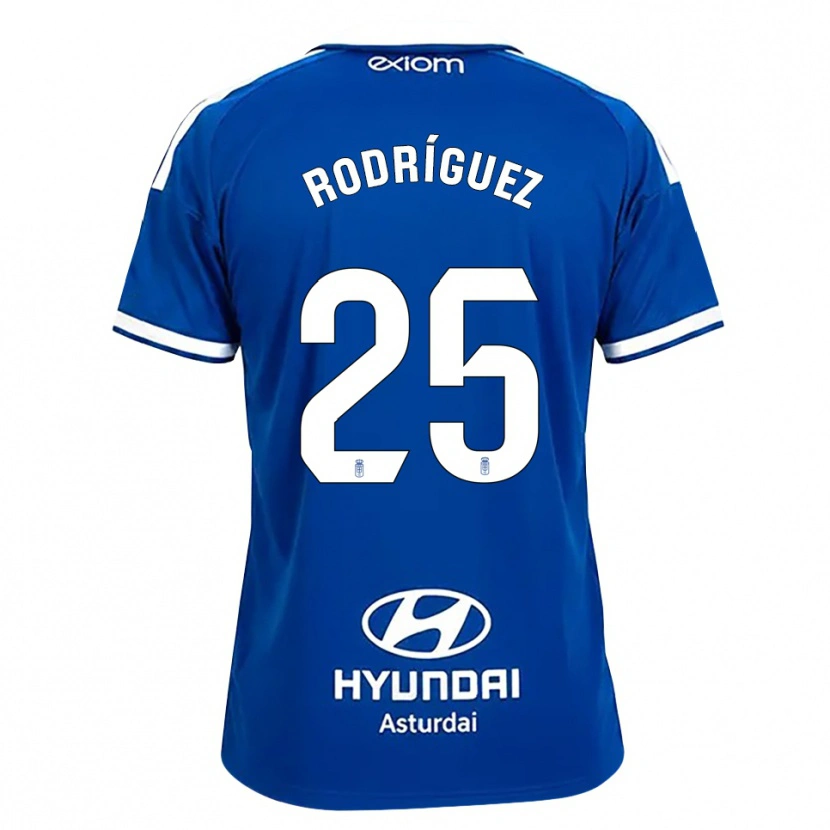 Danxen Herren Álvaro Rodríguez #25 Mittelblau Weiß Heimtrikot Trikot 2026/27 T-Shirt