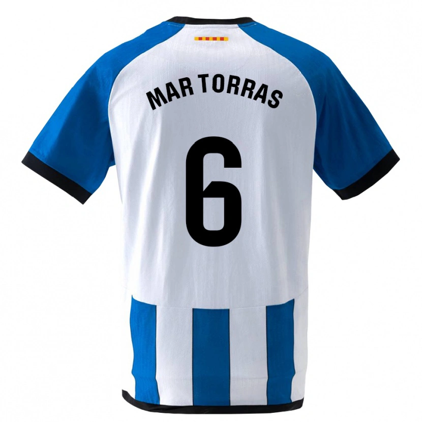 Danxen Herren Mar Torrás De Fortuny #6 Königsblau Weiß Heimtrikot Trikot 2026/27 T-Shirt