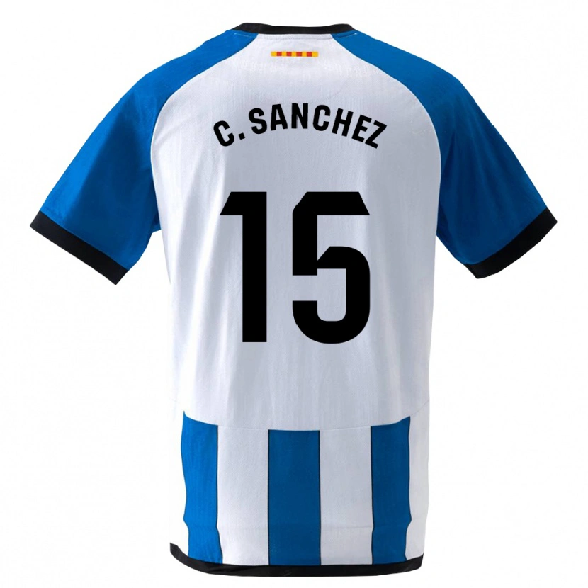 Danxen Herren Carlos Sanchez #15 Königsblau Weiß Heimtrikot Trikot 2026/27 T-Shirt