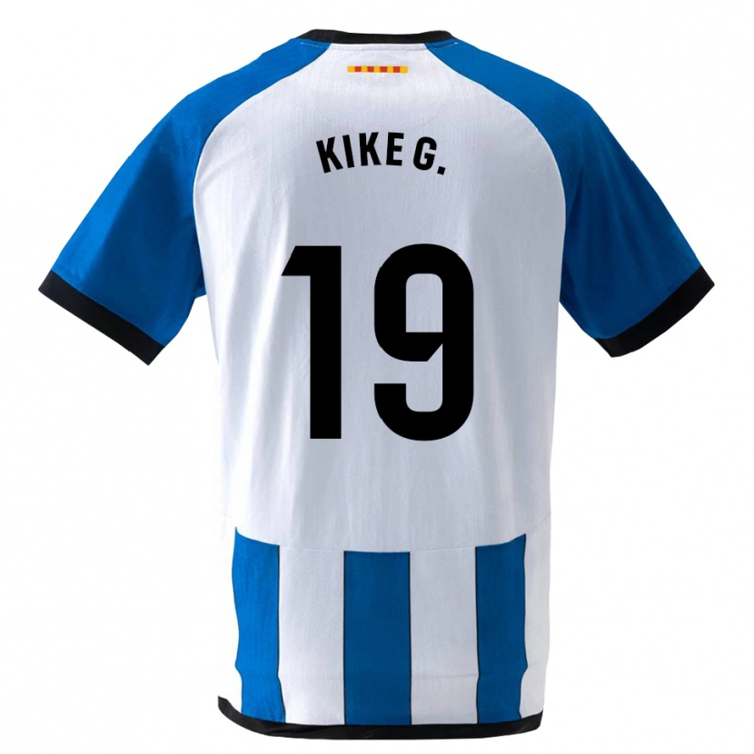 Danxen Herren Kike García #19 Königsblau Weiß Heimtrikot Trikot 2026/27 T-Shirt