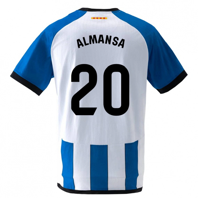 Danxen Herren Alex Almansa #20 Königsblau Weiß Heimtrikot Trikot 2026/27 T-Shirt