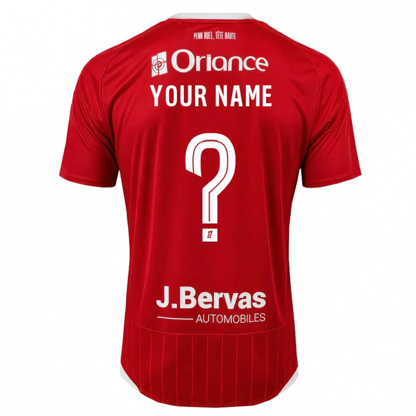 Danxen Herren Ihren Namen #0 Weiß Rot Heimtrikot Trikot 2026/27 T-Shirt