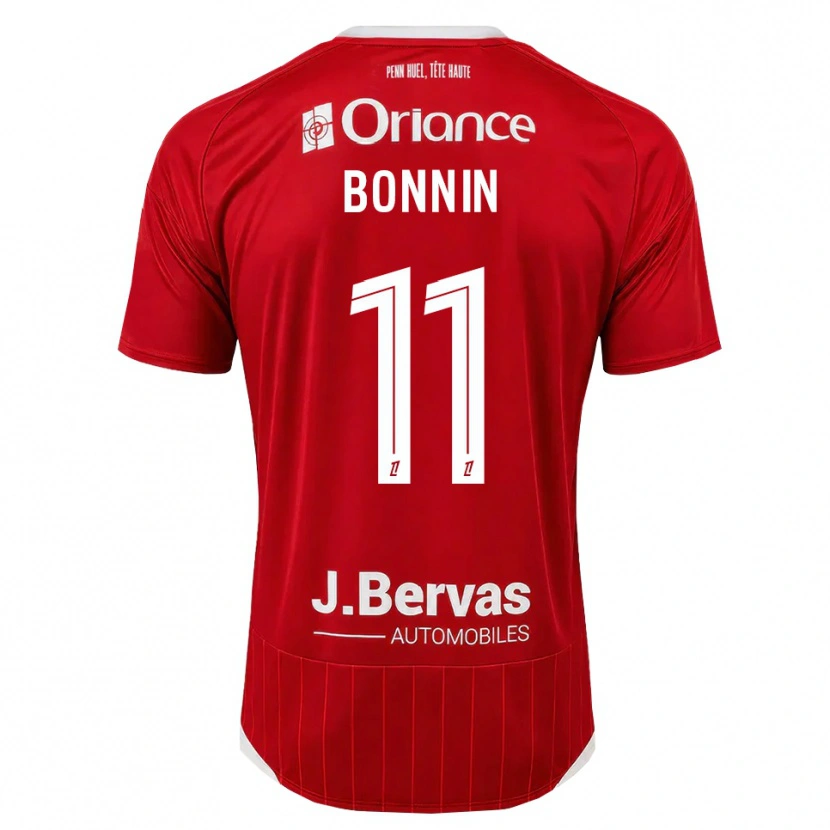 Danxen Herren Lilian Bonnin #11 Weiß Rot Heimtrikot Trikot 2026/27 T-Shirt