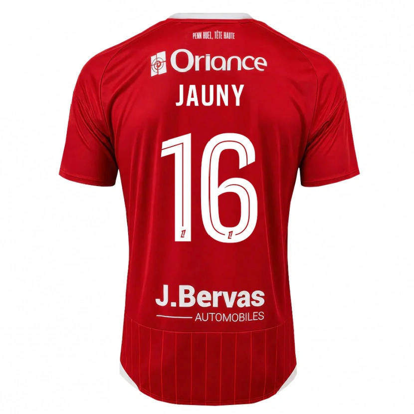 Danxen Herren Noah Jauny #16 Weiß Rot Heimtrikot Trikot 2026/27 T-Shirt