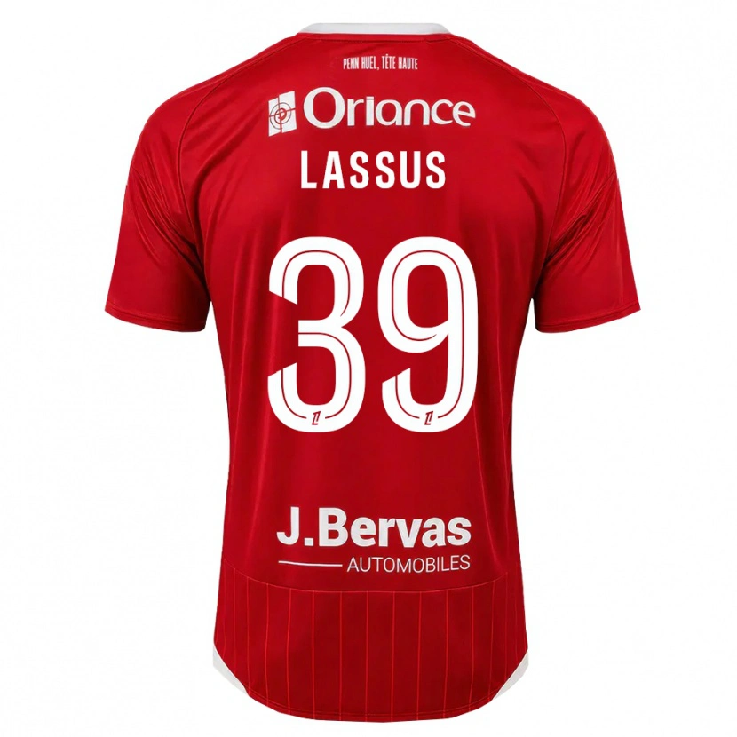 Danxen Herren Axel Lassus #39 Weiß Rot Heimtrikot Trikot 2026/27 T-Shirt