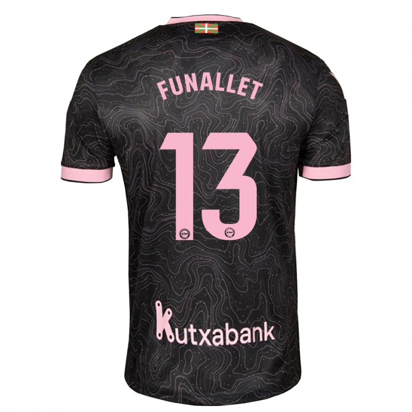 Danxen Herren Pau Funallet #13 Schwarz Pink Auswärtstrikot Trikot 2026/27 T-Shirt