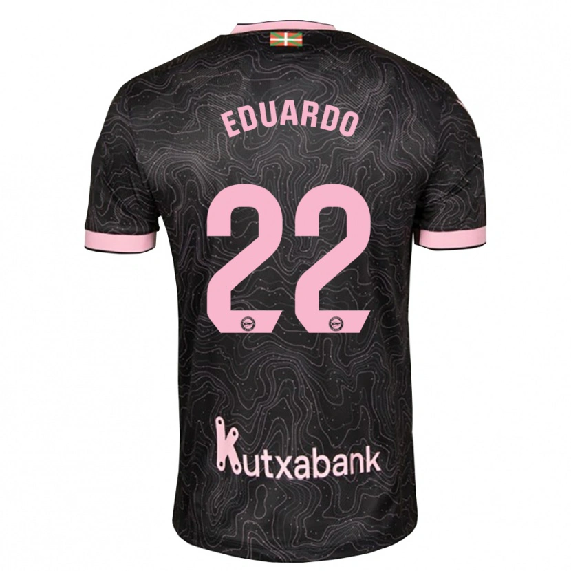 Danxen Herren Eduardo Fontana #22 Schwarz Pink Auswärtstrikot Trikot 2026/27 T-Shirt