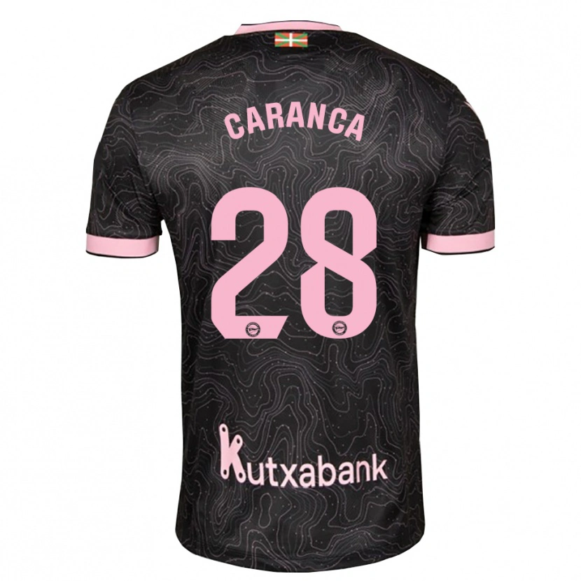 Danxen Herren Sara Caranca #28 Schwarz Pink Auswärtstrikot Trikot 2026/27 T-Shirt