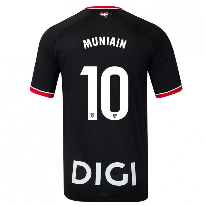 Danxen Herren Iker Muniain #10 Schwarz Weiß Rot Auswärtstrikot Trikot 2026/27 T-Shirt