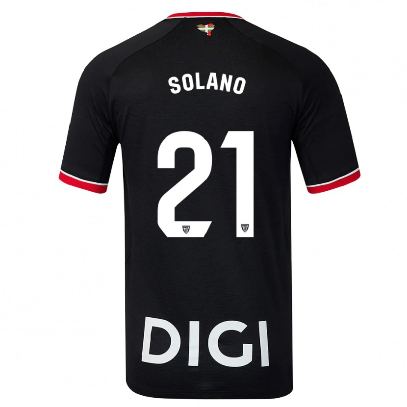 Danxen Herren Bibiane Schulze-Solano #21 Schwarz Weiß Rot Auswärtstrikot Trikot 2026/27 T-Shirt