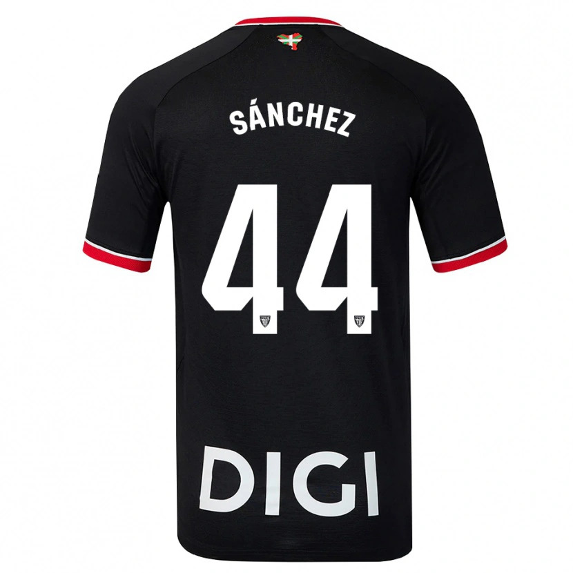 Danxen Herren Selton Sánchez #44 Schwarz Weiß Rot Auswärtstrikot Trikot 2026/27 T-Shirt