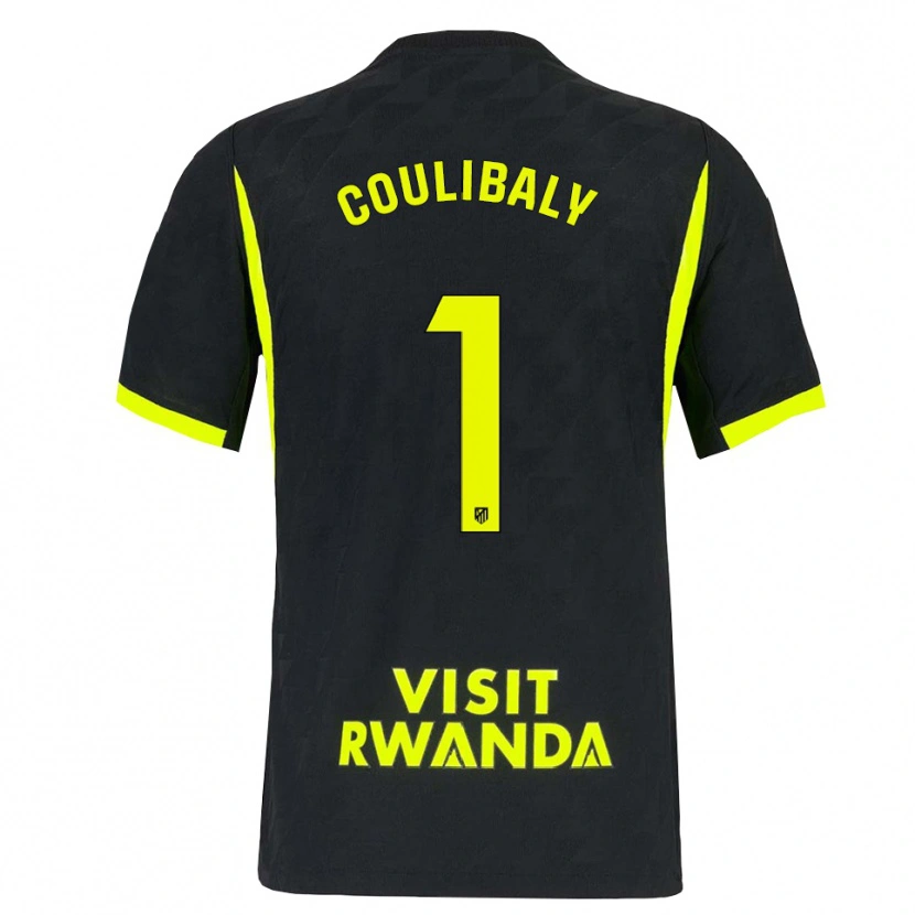 Danxen Herren Izan Coulibaly #1 Hellgrün Schwarz Auswärtstrikot Trikot 2026/27 T-Shirt