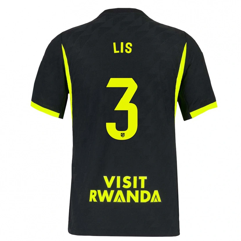 Danxen Herren Adrian Lis #3 Hellgrün Schwarz Auswärtstrikot Trikot 2026/27 T-Shirt