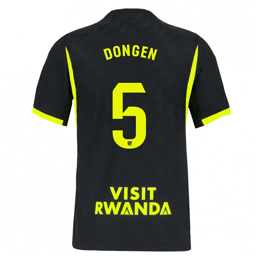 Danxen Herren Merel Van Dongen #5 Hellgrün Schwarz Auswärtstrikot Trikot 2026/27 T-Shirt