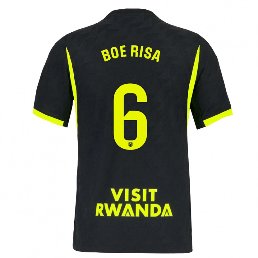 Danxen Herren Vilde Bøe Risa #6 Hellgrün Schwarz Auswärtstrikot Trikot 2026/27 T-Shirt