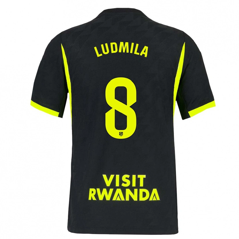Danxen Herren Ludmila #8 Hellgrün Schwarz Auswärtstrikot Trikot 2026/27 T-Shirt