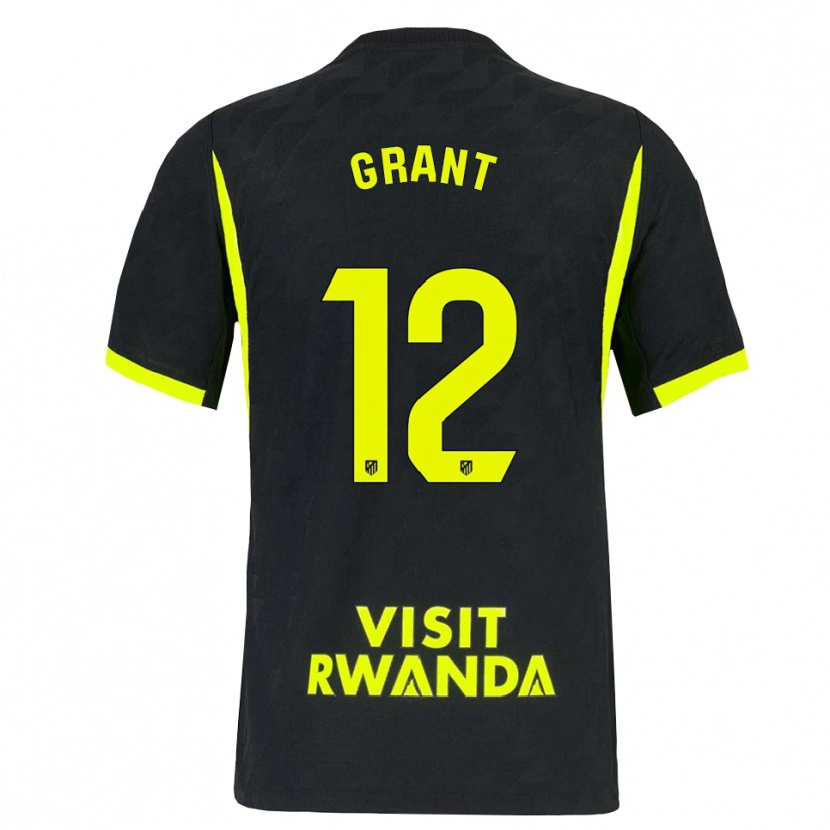 Danxen Herren Cristian Grant #12 Hellgrün Schwarz Auswärtstrikot Trikot 2026/27 T-Shirt