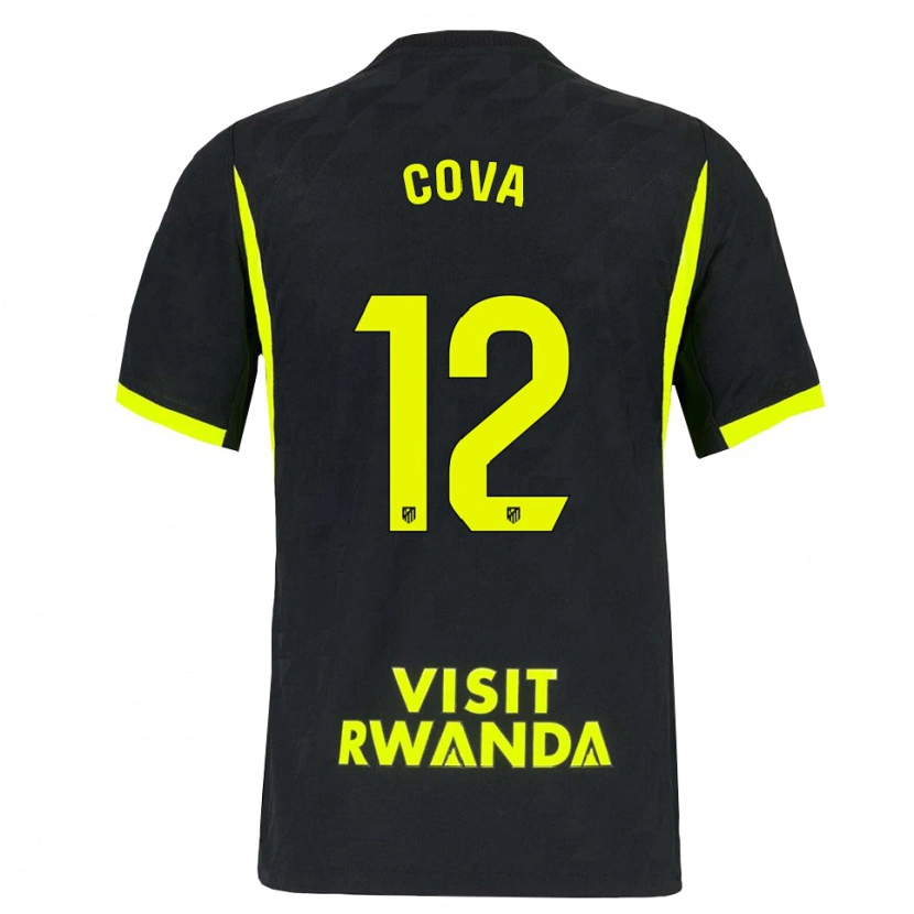 Danxen Herren Adrian Cova #12 Hellgrün Schwarz Auswärtstrikot Trikot 2026/27 T-Shirt