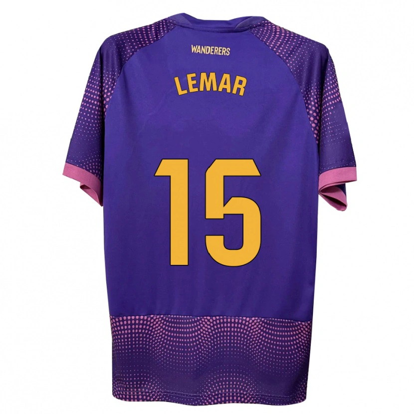 Danxen Herren Thomas Lemar #15 Lila Weiß Rosa Auswärtstrikot Trikot 2026/27 T-Shirt
