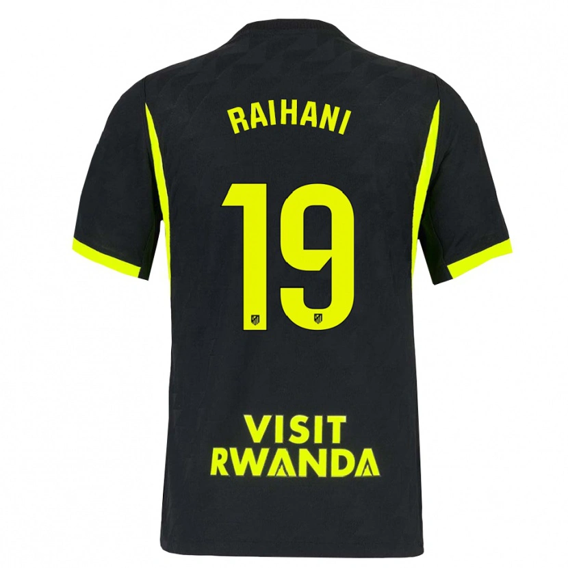 Danxen Herren Abde Raihani #19 Hellgrün Schwarz Auswärtstrikot Trikot 2026/27 T-Shirt