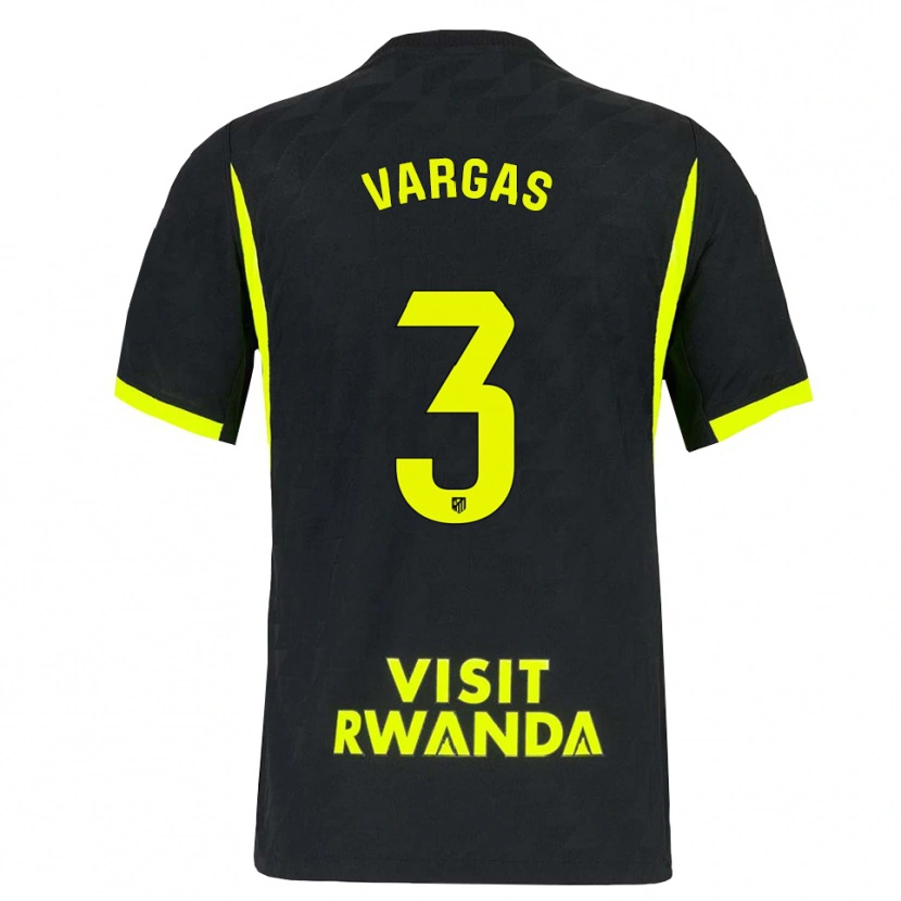 Danxen Herren Obed Vargas #3 Hellgrün Schwarz Auswärtstrikot Trikot 2026/27 T-Shirt