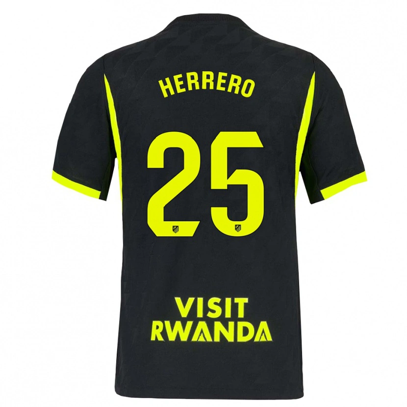 Danxen Herren Alex Herrero #25 Hellgrün Schwarz Auswärtstrikot Trikot 2026/27 T-Shirt