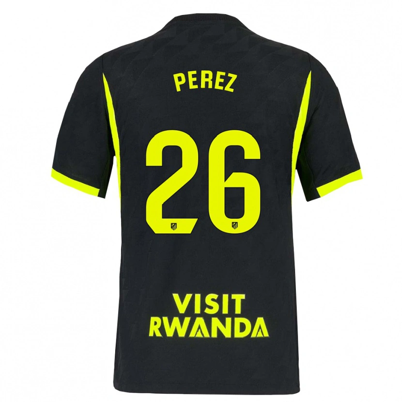 Danxen Herren Xenia Perez #26 Hellgrün Schwarz Auswärtstrikot Trikot 2026/27 T-Shirt