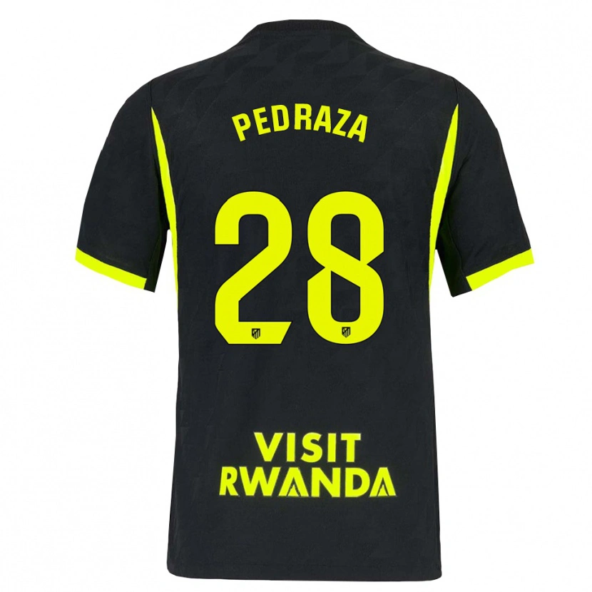 Danxen Herren Alfredo Pedraza #28 Hellgrün Schwarz Auswärtstrikot Trikot 2026/27 T-Shirt