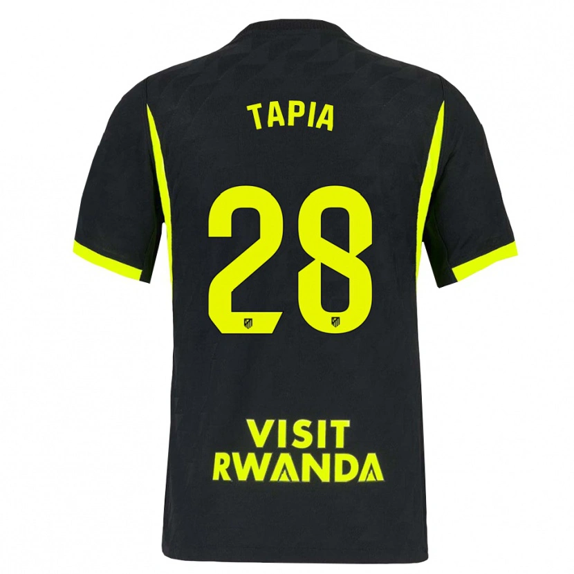 Danxen Herren Unai Tapia #28 Hellgrün Schwarz Auswärtstrikot Trikot 2026/27 T-Shirt
