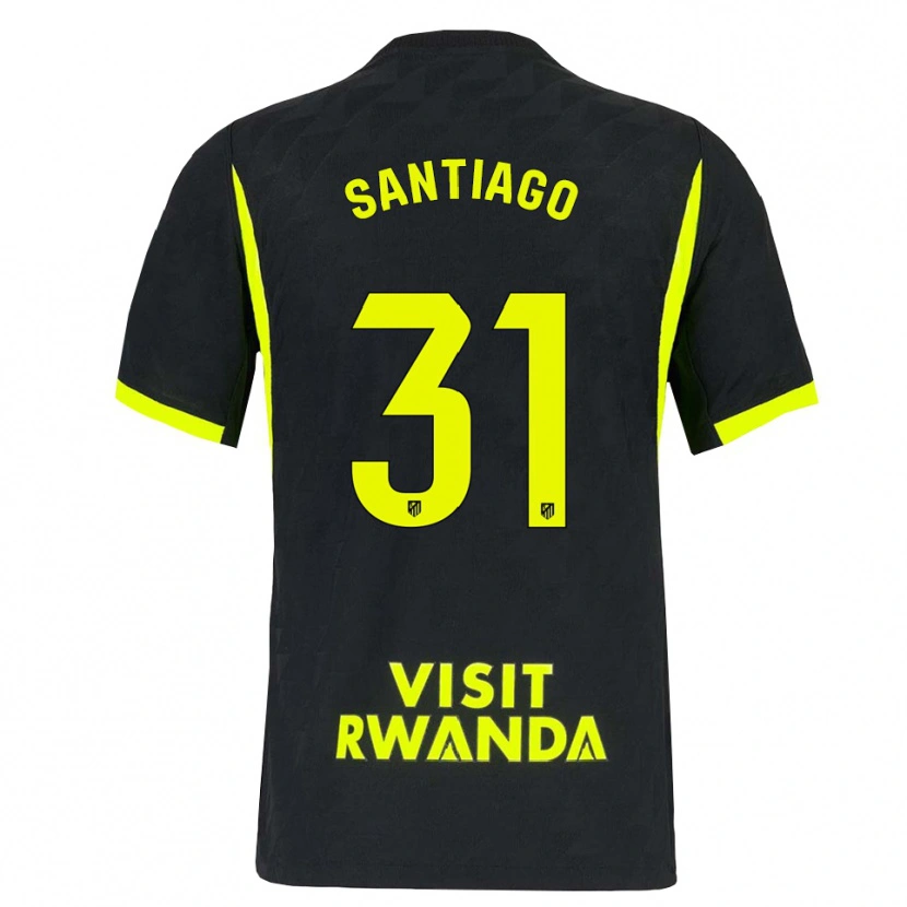 Danxen Herren Abraham Santiago #31 Hellgrün Schwarz Auswärtstrikot Trikot 2026/27 T-Shirt