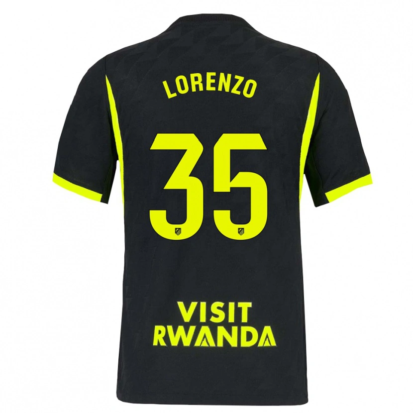 Danxen Herren Diego Lorenzo #35 Hellgrün Schwarz Auswärtstrikot Trikot 2026/27 T-Shirt