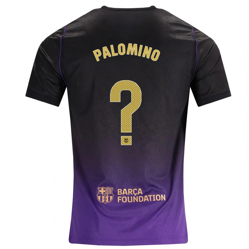 Danxen Herren Oriol Palomino #0 Lila Gelb Schwarz Auswärtstrikot Trikot 2026/27 T-Shirt
