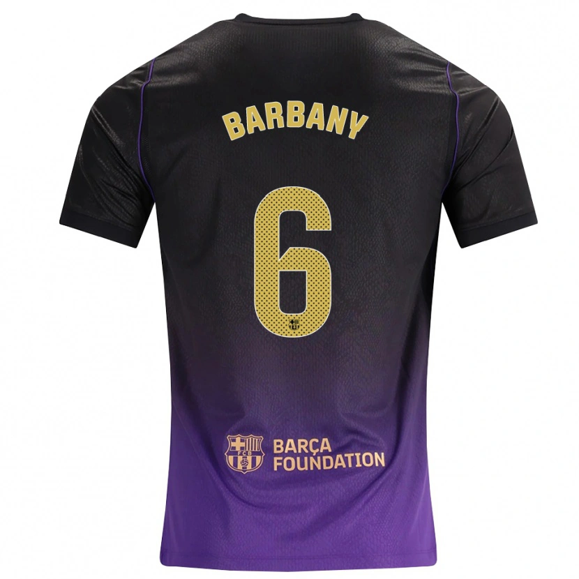 Danxen Herren Víctor Barbany #6 Lila Gelb Schwarz Auswärtstrikot Trikot 2026/27 T-Shirt