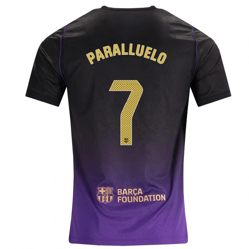 Danxen Herren Salma Paralluelo #7 Lila Gelb Schwarz Auswärtstrikot Trikot 2026/27 T-Shirt